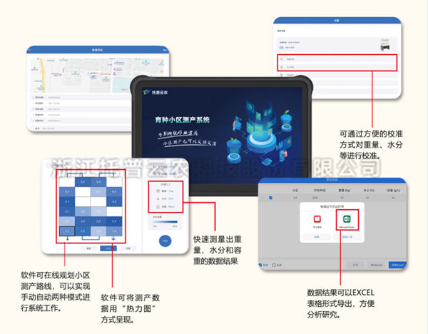 育种幼区测产系统软件界面图 育种幼区测产系统软件界面图